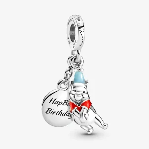 (kép) PANDORA Disney Micimackó születésnapi függő - 799385C01