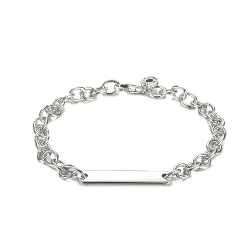 (kép) PANDORA Engravable Bar Link láncos karkötő - 599523C00 - Megtekintés 2
