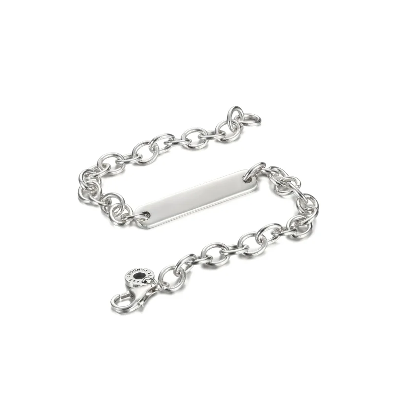 (kép) PANDORA Engravable Bar Link láncos karkötő - 599523C00 - Megtekintés 6
