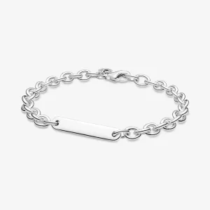 PANDORA Engravable Bar Link láncos karkötő - 599523C00 (kép) PANDORA Engravable Bar Link láncos karkötő - 599523C00