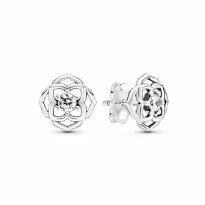 PANDORA ezüst rózsaszirom fülbevaló - 299371C01 (kép) PANDORA ezüst rózsaszirom fülbevaló - 299371C01