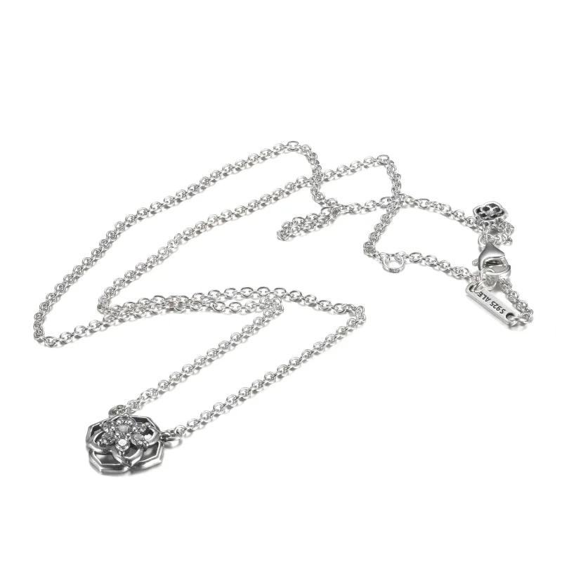 (kép) PANDORA ezüst rózsaszirom nyaklánc - 399370C01-45 - Megtekintés 5