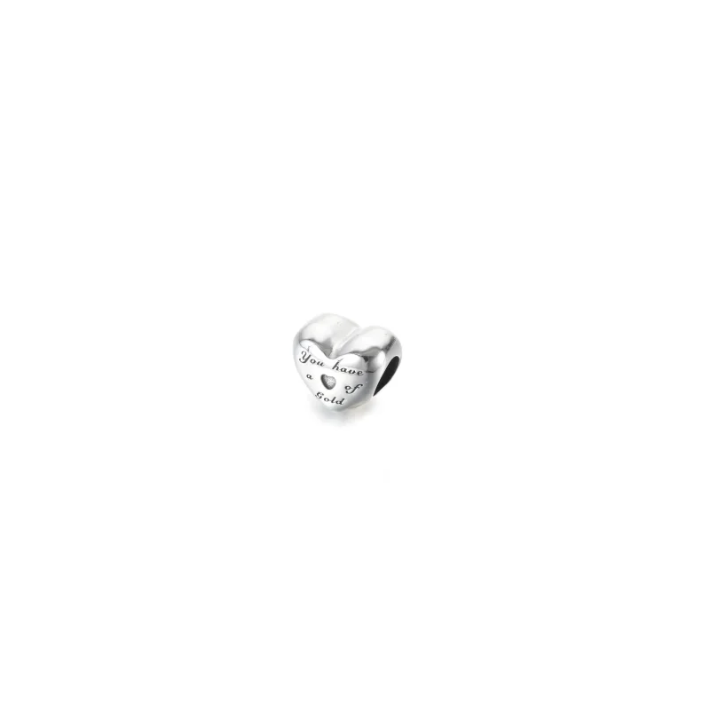 (kép) PANDORA kupolás arany szív charm - 799415C00 - Megtekintés 3