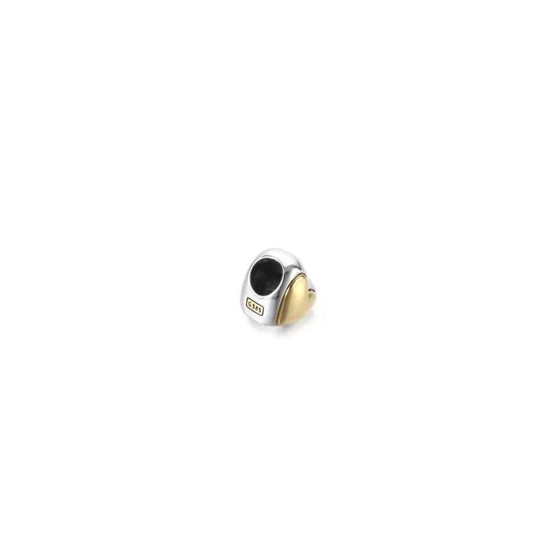 (kép) PANDORA kupolás arany szív charm - 799415C00 - Megtekintés 4