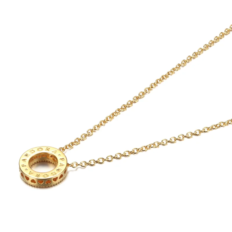 (kép) PANDORA PANDORA Logo Pavé Kör Nyaklánc - 367436C01 - Megtekintés 3