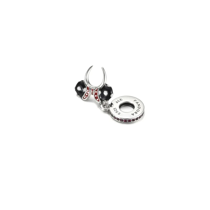(kép) PANDORA Minnie egér fekete-fehér fül fejpánt Függő Charm - P400942464791 - Megtekintés 4