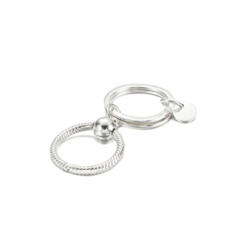(kép) PANDORA Moments Charm kulcskarika - 399566C00 - Megtekintés 3