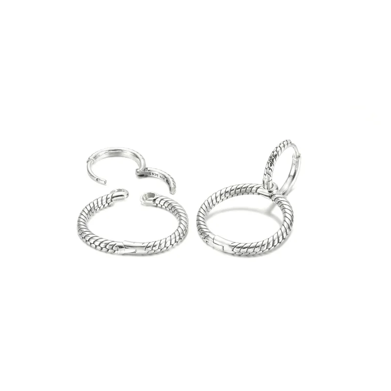 (kép) PANDORA Moments dupla charm karika-fülbevaló - 299562C00 - Megtekintés 3