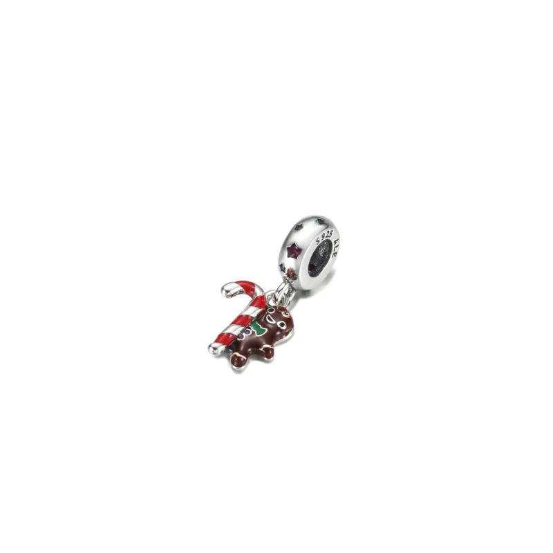 (kép) PANDORA Mézeskalács ember Függő Charm - 799637C01 - Megtekintés 2