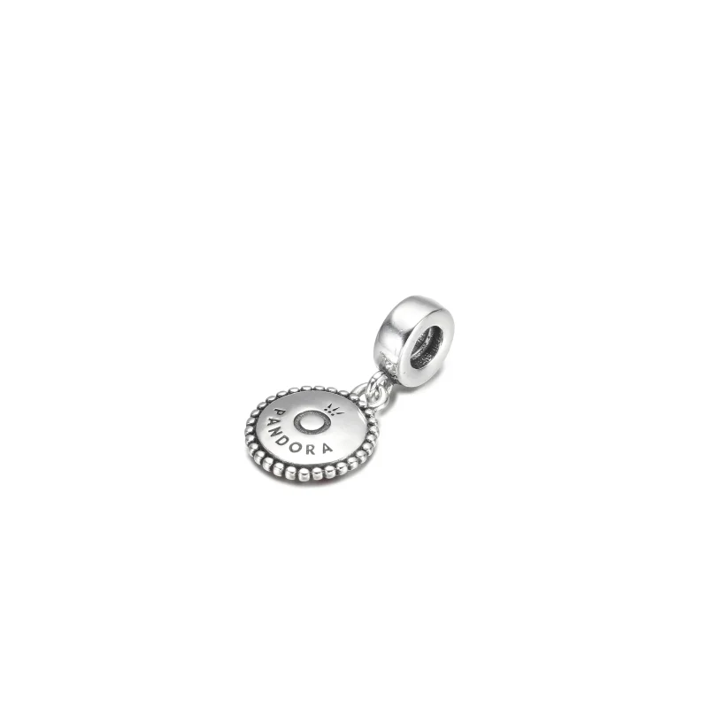(kép) PANDORA Narancssárga motívum kerek Függő Charm - 791169C00_E026 - Megtekintés 3