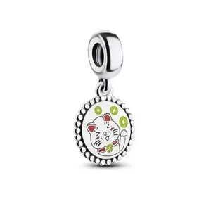 (kép) PANDORA Szerencsés macska Függő Charm - 791169C00_E025