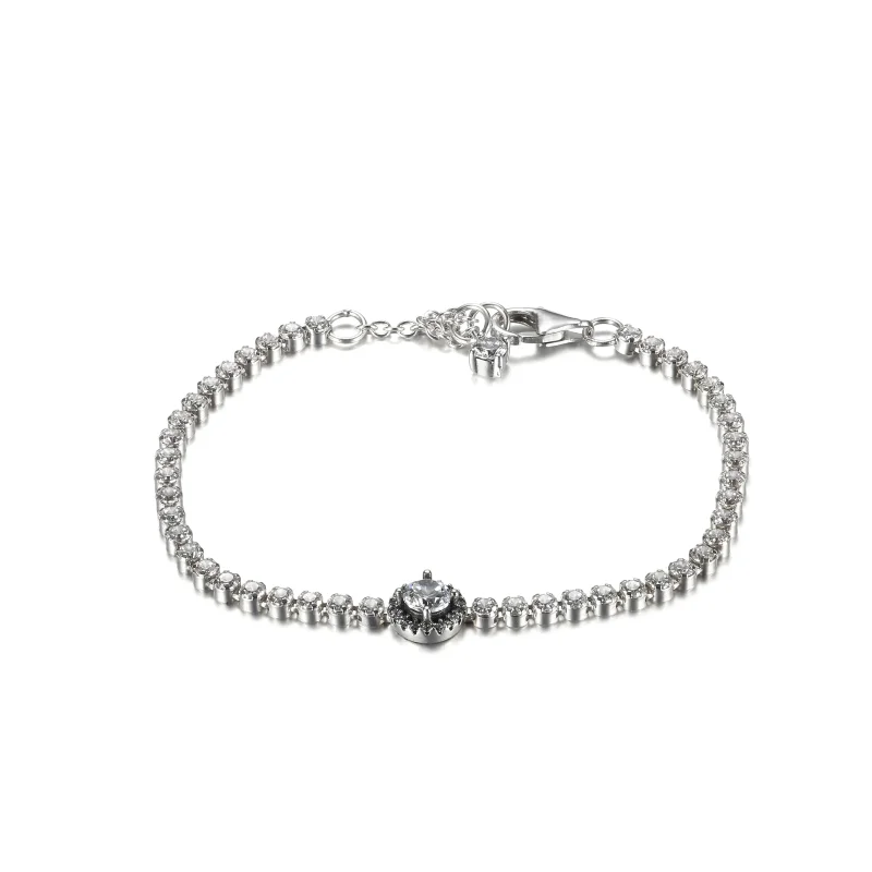 (kép) PANDORA szikrázó glória teniszkarkötő - 599416C01-16 - Megtekintés 2