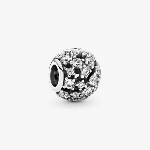 (kép) PANDORA Szikrázó kerek áttört charm 799225C01
