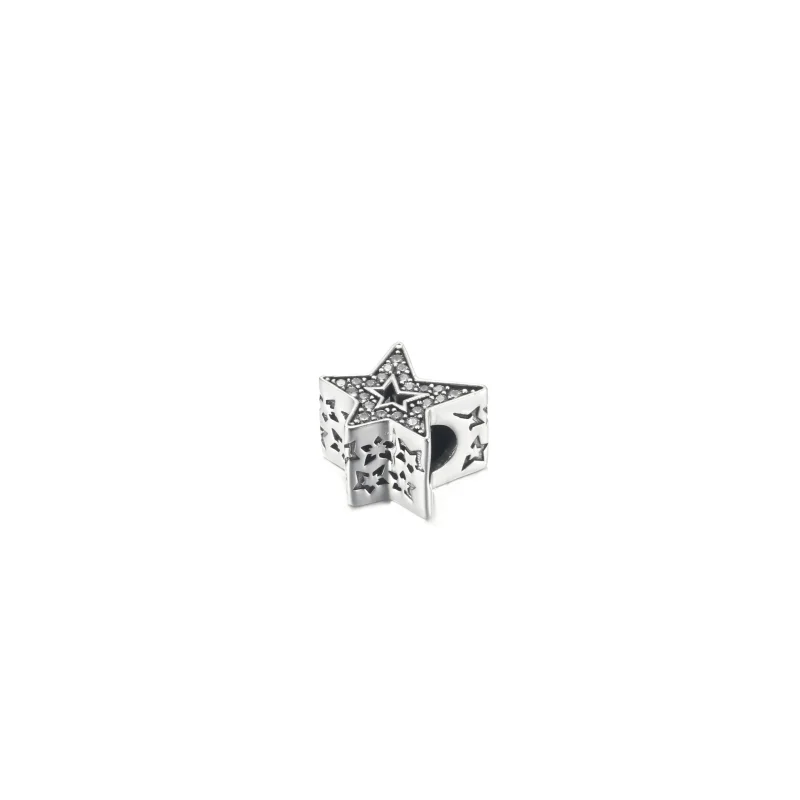 (kép) Szikrázó aszimmetrikus csillag charm - 790016C01 - Megtekintés 2