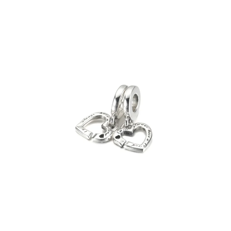 (kép) Testvéri összetartás kétrészes szív függő charm - 799538C01 - Megtekintés 2