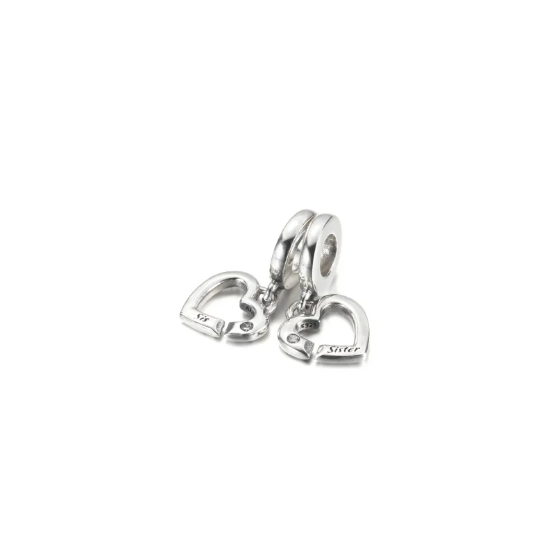 (kép) Testvéri összetartás kétrészes szív függő charm - 799538C01 - Megtekintés 3