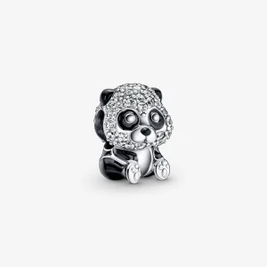Csillogó cuki panda charm - 790771C01 (kép) Csillogó cuki panda charm - 790771C01