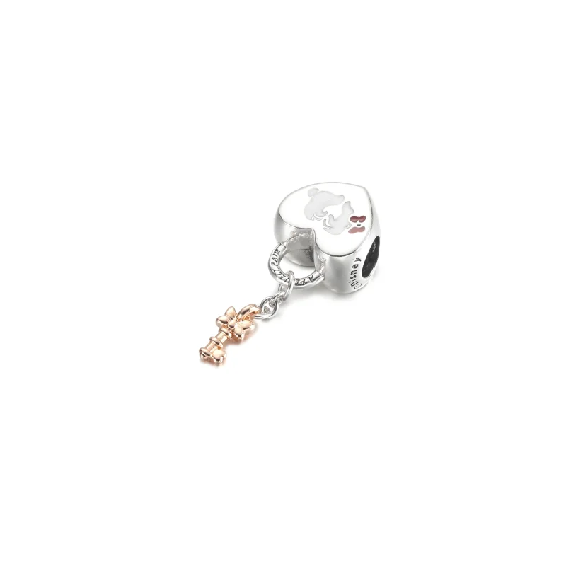 (kép) Disney Mickey egér és Minnie egér lakat charm - 780109C01 - Megtekintés 3