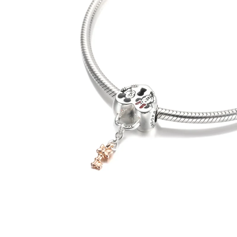 (kép) Disney Mickey egér és Minnie egér lakat charm - 780109C01 - Megtekintés 5
