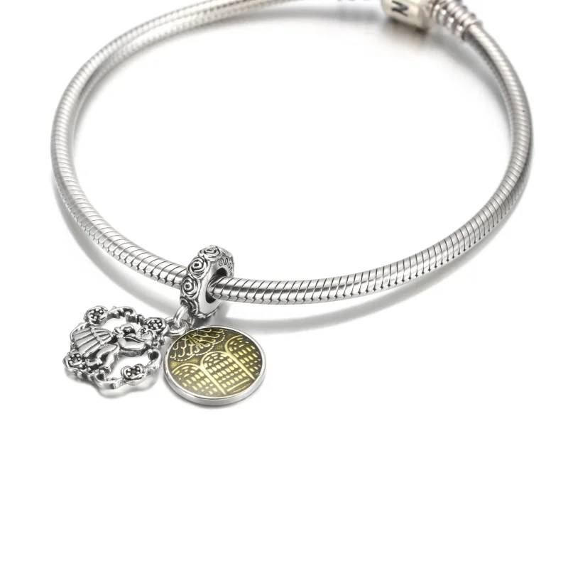 (kép) Disney táncoló Szépség és Szörnyeteg függő charm - 799014C01 - Megtekintés 5