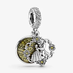 (kép) Disney táncoló Szépség és Szörnyeteg függő charm - 799014C01