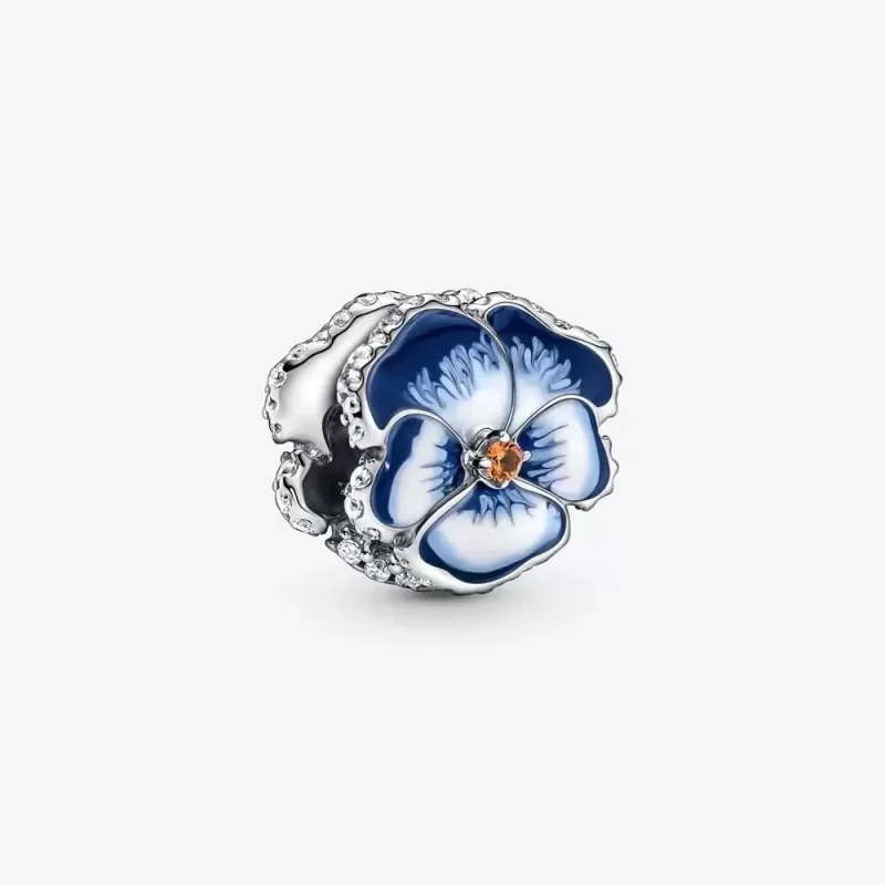 (kép) Kék árvácska charm - 790777C02