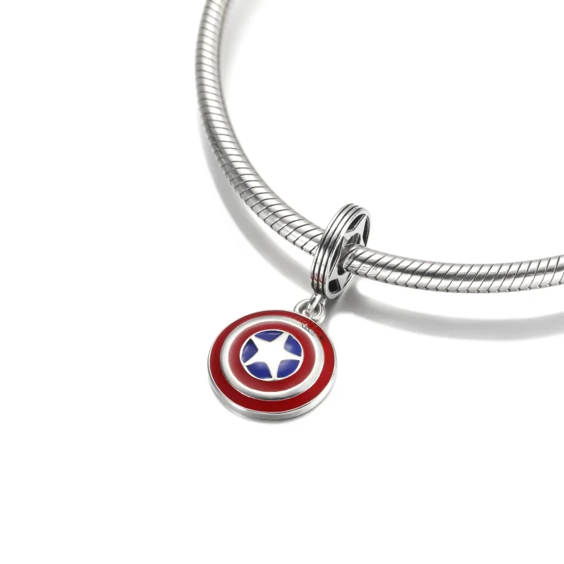 (kép) Marvel Bosszúállók Amerika Kapitány pajzsa függő charm - 790780C01 - Megtekintés 4