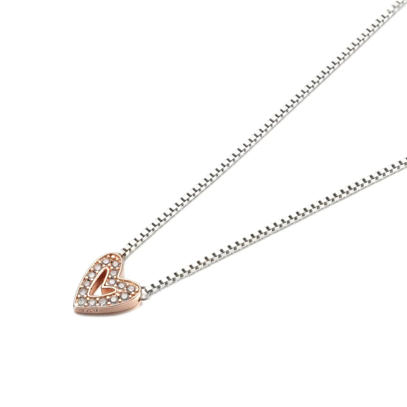 (kép) PANDORA Csillogó szabadkezes szív Nyaklánc - 380089C01 - Megtekintés 2
