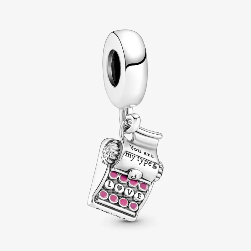 (kép) Írógép függő charm - 790069C01