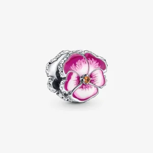 (kép) Rózsaszín árvácska charm - 790777C01