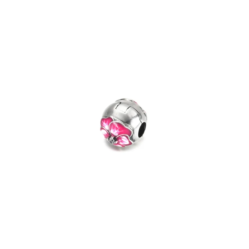 (kép) Rózsaszín árvácska klip charm - 790772C01 - Megtekintés 2