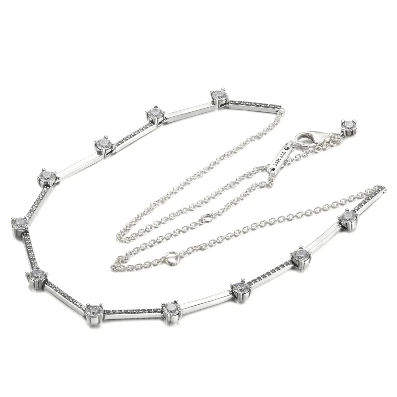 (kép) Szikrázó pavé collier nyaklánc - 390059C01 - Megtekintés 6
