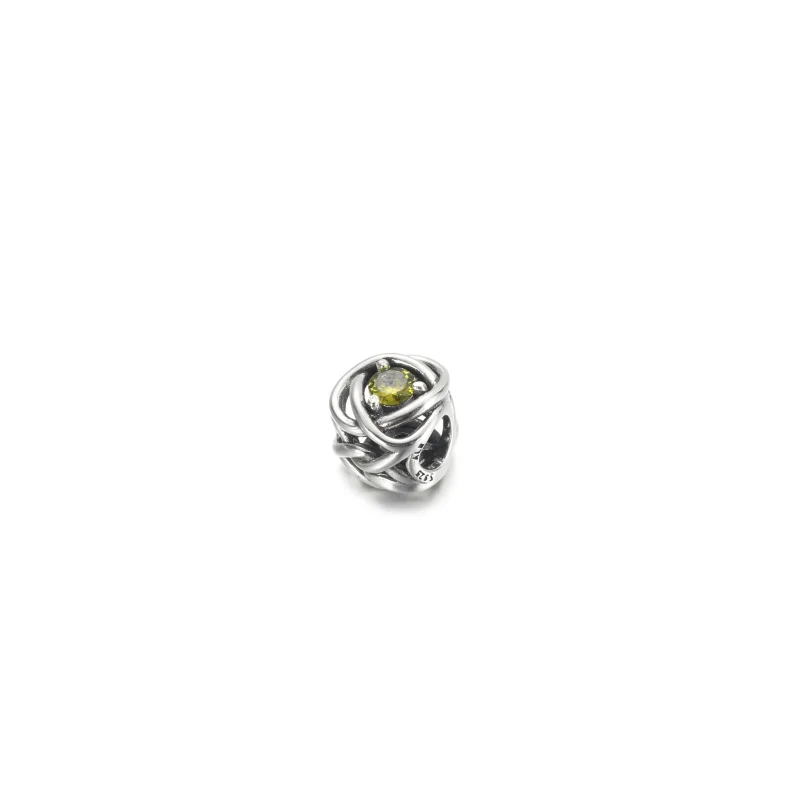 (kép) Tavaszzöld örökkévalóság kör charm - 790065C03 - Megtekintés 2