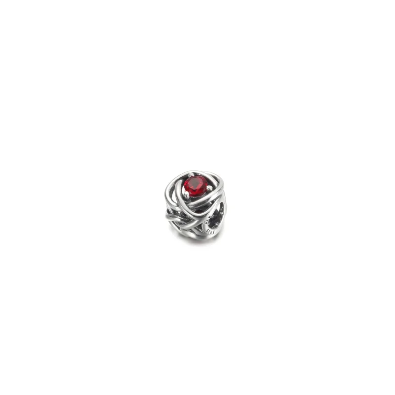 (kép) Vörös örökkévalóság kör charm - 790065C06 - Megtekintés 2