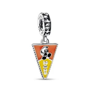 (kép) Disney Parks Pandora 2023 Mickey Mouse zászlóféllel díszített jégkrém karkötő dísz NIB - P-D-3883