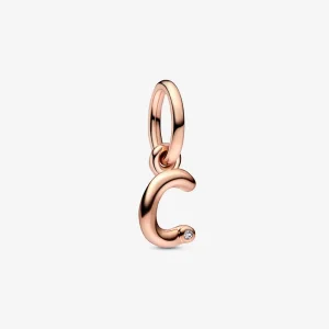 (kép) PANDORA C betű írásjeles betűlogó függő charm - 782472C01