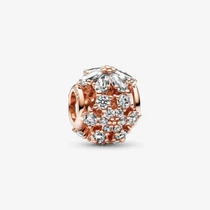 (kép) PANDORA Csillogó Herbarium Klaszter Kerek Charm - 782383C01