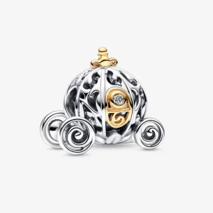(kép) PANDORA Disney 100. évforduló Csipkerózsika mesés hintója medál - 792553C01