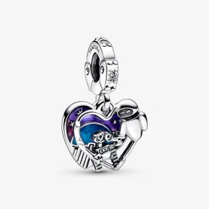 (kép) PANDORA Disney Pixar Wall-E & Eve sötétben világító díszfüggő - 792518C01