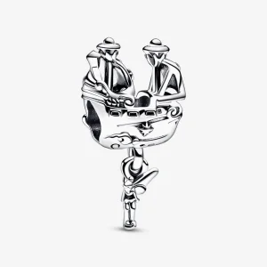 (kép) PANDORA Disney Tündérke Tinker Bell és Kapitány Kuka Hajója Medál - 792521C00