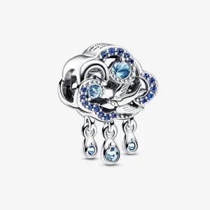 PANDORA Felhő & Fecske Charm - 792569C01 (kép) PANDORA Felhő & Fecske Charm - 792569C01