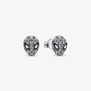 (kép) PANDORA Marvel Pókember Maszk Pavé Fülbevaló - 292354C01