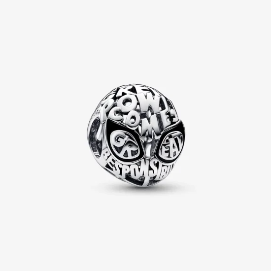 (kép) PANDORA Marvel Spider-Man Maszk Medál - 792351C01