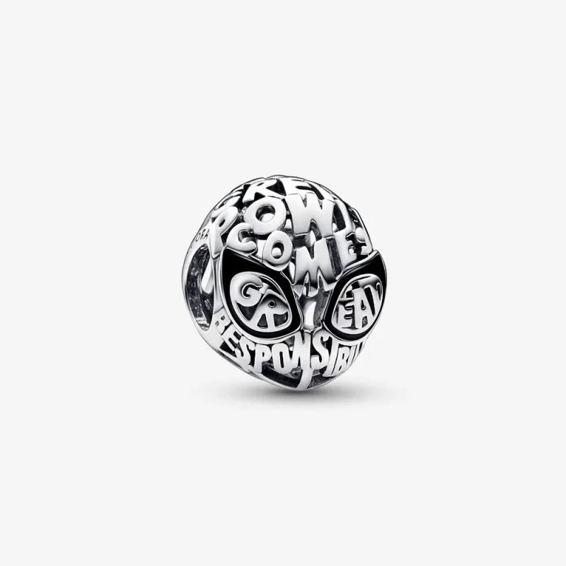 (kép) PANDORA Marvel Spider-Man Maszk Medál - 792351C01