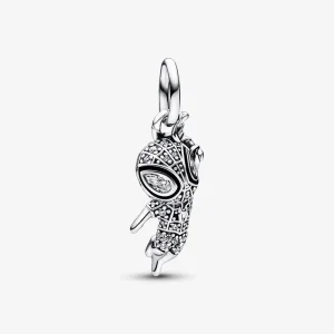 (kép) PANDORA Marvel Spider-Man Pavé medál - 392353C01