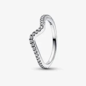 PANDORA Ragyogó Hullám Gyűrű - 192539C01 (kép) PANDORA Ragyogó Hullám Gyűrű - 192539C01