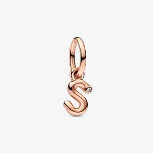 (kép) PANDORA S Betűs Script Betű Dangle Charm - 782478C01