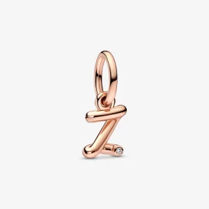 (kép) PANDORA Z Betű Kézírásos ABC Függő Charm - 782457C01