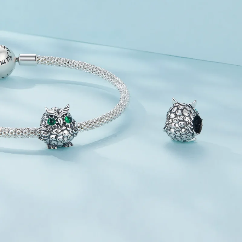 (kép) Pandora stílusú Bagoly Érettségi Charm - SCC2542 - Megtekintés 4
