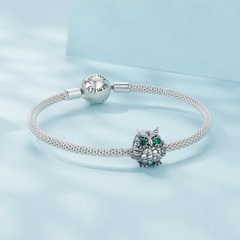 (kép) Pandora stílusú Bagoly Érettségi Charm - SCC2542 - Megtekintés 5